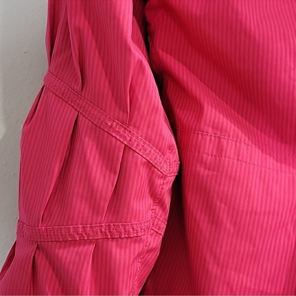 Lululemon Run Track and Field Jacket Fruity Tootie Pink Stripe Size 4 - Picture 9 of 12